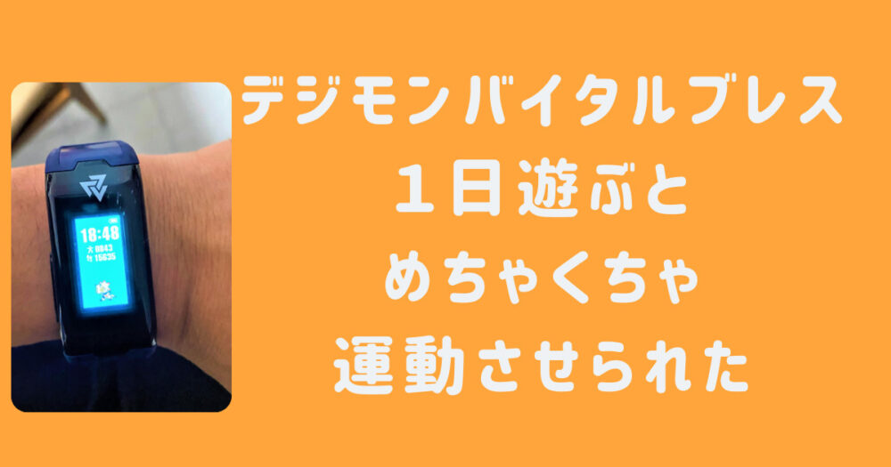 遊び方 画像付き デジモンバイタルブレスを子供から借りて１日遊ぶとめっちゃくちゃ運動させられた 夫婦のんびりブログ