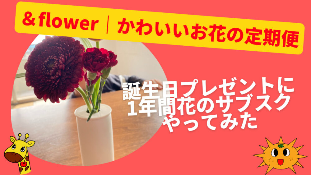 Flower かわいいお花の定期便 妻の誕生日プレゼントに1年間花のサブスクやってみた 夫婦のんびりブログ